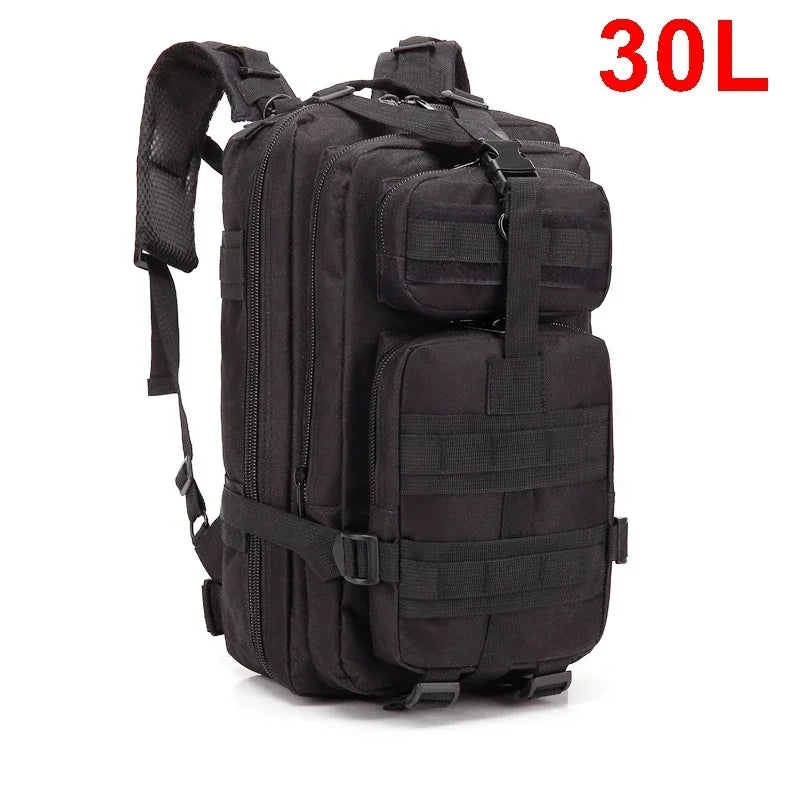 QT&QY 30/50L Tactical Military Backpacks For Man  Army Outdoor Bags 3P Assault Pack EDC Molle Pack For Trekking Hunting Bag