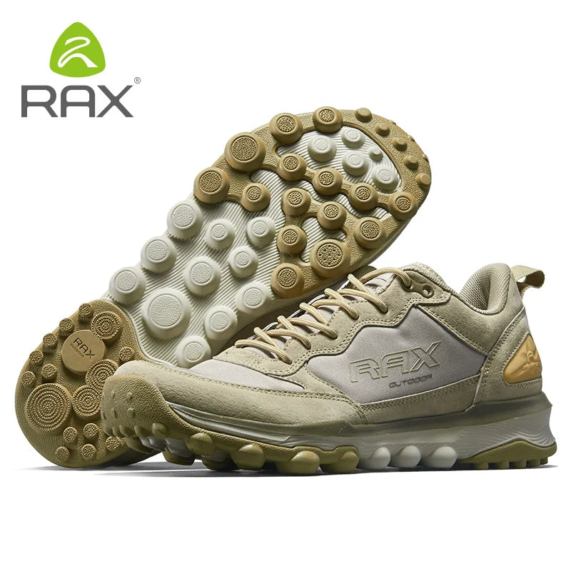 RAX Outdoor Breathable Hiking Shoes Men Lightweight Walking Trekking Wading Shoes Sport Sneakers Men Outdoor Sneakers Male