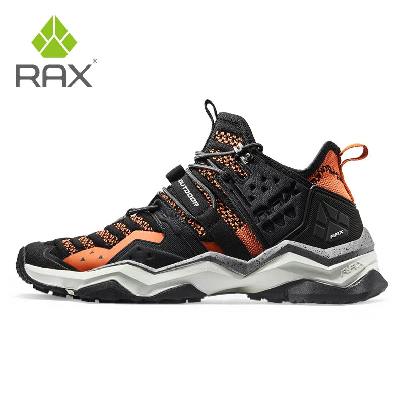 RAX Outdoor Breathable Hiking Shoes Men Lightweight Walking Trekking Wading Shoes Sport Sneakers Men Outdoor Sneakers Male