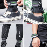 ROCKBROS Cycling Bicycle Pants Hand Clip Reflective Belt Sports Safety Running Bike Spirituality Light Belt Riding Ankle Support