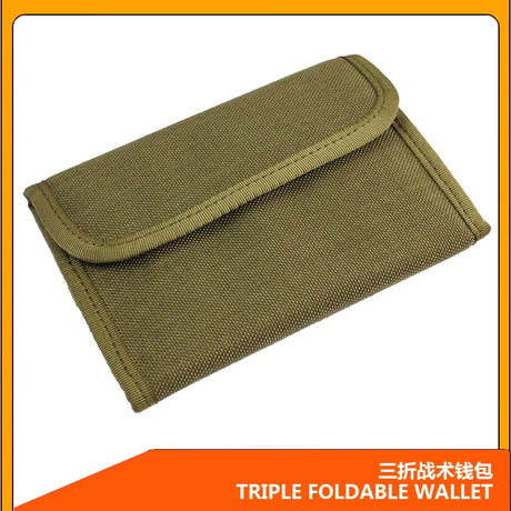 ROCOTACTICAL Triple Fold Wallet Bag Tactical Wallet Pouch Waterproof Wallet ID Holder Tactical Cards Holder Pouch