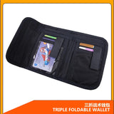 ROCOTACTICAL Triple Fold Wallet Bag Tactical Wallet Pouch Waterproof Wallet ID Holder Tactical Cards Holder Pouch