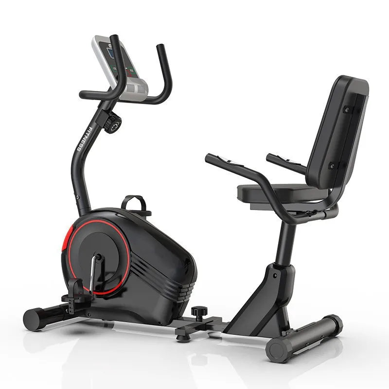 Recumbent Cycle Household Magnetic Control Exercise Bike Indoor Spinning Mute Fitness Equipment Indoor Cycling Bikes