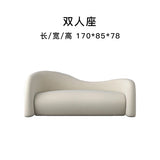 Relax Modern garden Sofa Curved Cheap Nordic lazy White Bar Couch Cushioned Single Sofa Cama Plegable theater Furniture MZY