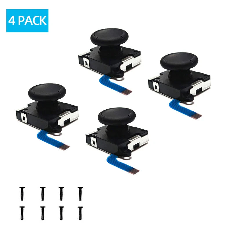 Replacement Joycon Joystick Thumb Stick Repair Kit for Nintendo Switch 3D Joystick Analog Sticks NS Lite Controller Repair Tool