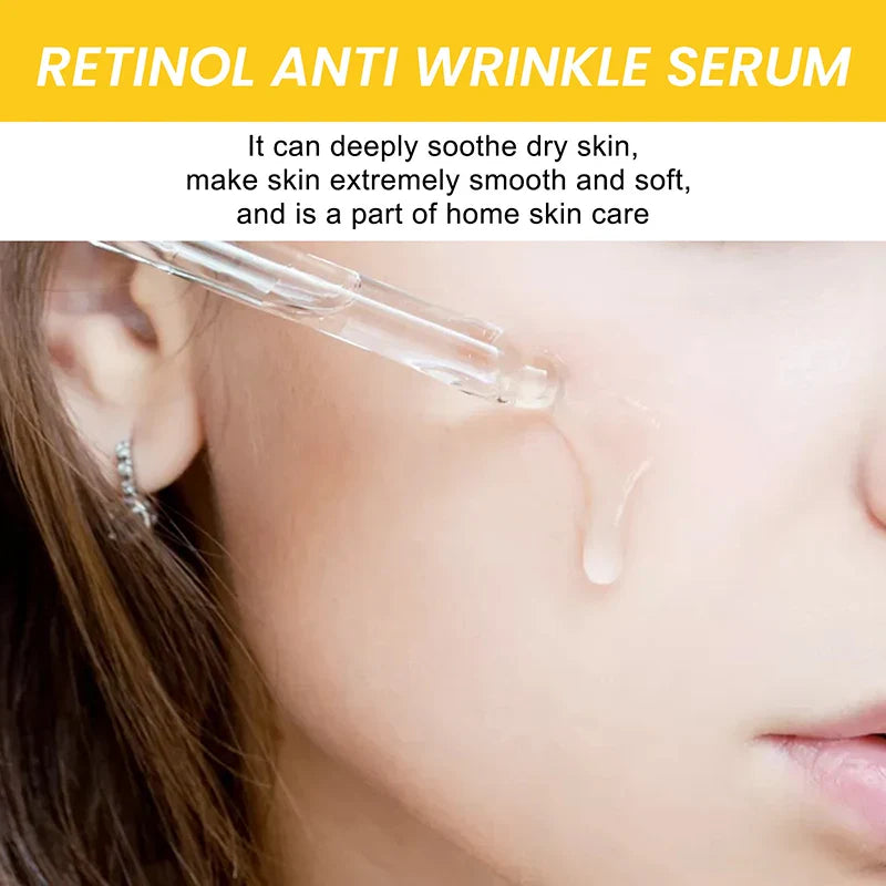 Retinol Anti Wrinkle Essence Reduces Fine Lines Lifts Tightens Skin Improves Dullness Removes Facial Wrinkles Moisturizes Care