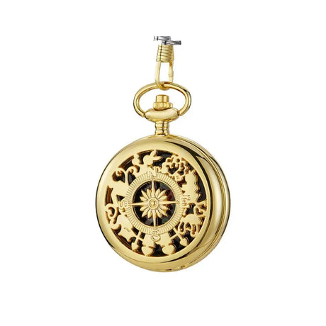 Retro Outdoor Hiking Navigation Compass Vintage Bronze Pocket Compass Kid Gift Retro Pocket Watch Compass Outdoor Tool
