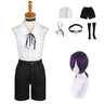 Reze Cosplay Chainsaw Man Cosplay Costume Anime Utfits Shirt Tie Short Wig Neck Ring Women Uniform Halloween Party Costume