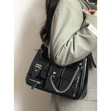 Richme Punk Bolso Mujer Fashion 2023 Trend New Design Chains Crossbody Shoulder Bags Harajuku Y2k PU Individuality Ladies Bags