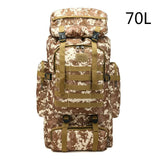 Rilibegan Military Men Travel Backpack Tactical Climbing Outdoor Hiking Camouflage Multifunctional Bag Military Backpack