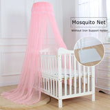 Romantic Baby Cradle Mosquito Net Children Cot Canopy Tent Crib Netting Mesh Without Stand Holder Kids Bedroom Decoration