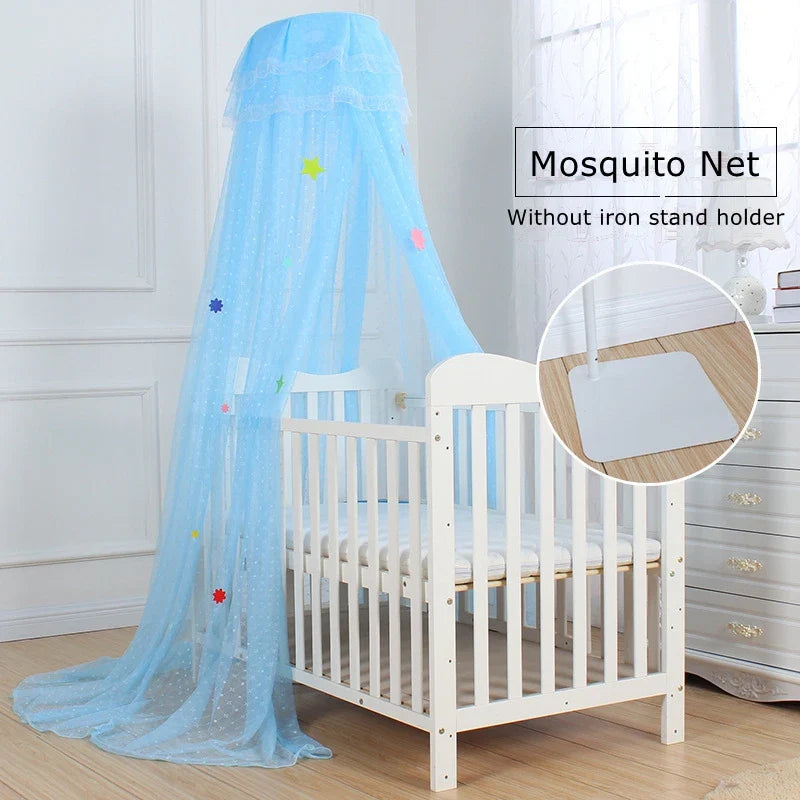 Romantic Baby Cradle Mosquito Net Children Cot Canopy Tent Crib Netting Mesh Without Stand Holder Kids Bedroom Decoration