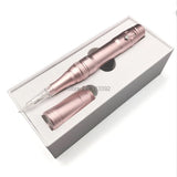 Rose Gold Professional Dermograph Wireless Permanent Makeup Machine Pen Beauty Eyebrow Tattoo Machine