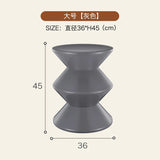 Round Coffee Table Plastic Nordic Home Furniture Living Room Sofa Side Tables Hallway Shoes Stool Balcony Small Desk Nightstands