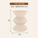 Round Coffee Table Plastic Nordic Home Furniture Living Room Sofa Side Tables Hallway Shoes Stool Balcony Small Desk Nightstands