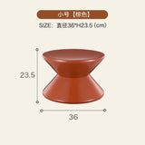 Round Coffee Table Plastic Nordic Home Furniture Living Room Sofa Side Tables Hallway Shoes Stool Balcony Small Desk Nightstands