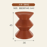 Round Coffee Table Plastic Nordic Home Furniture Living Room Sofa Side Tables Hallway Shoes Stool Balcony Small Desk Nightstands