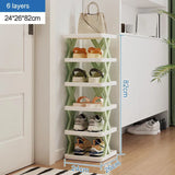 Rounded Combined Shoe Cabinet Storage Small And Convenient Can Be Freely Household Multi-Layer Corners Plastic Storag