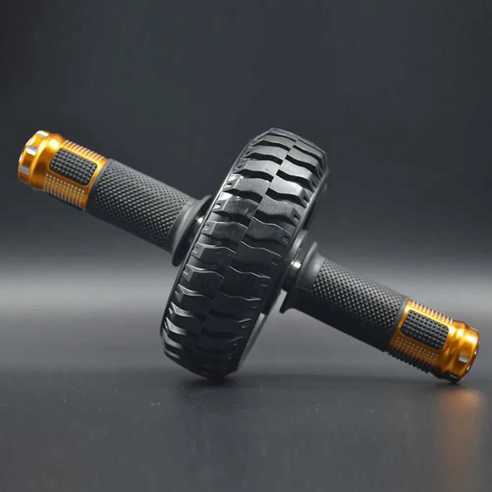 Rubber  Useful Single-wheel Abdominal Fitness Gym Exercise Roller Solid Ab Wheel Roller Anti-slip   Gym Supply