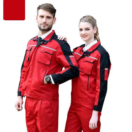 S-5xl Thick Work Clothing For Men Women Green Wear Resistant Worker Suit Coveralls Factory Workshop Reflective Repairmen Uniform