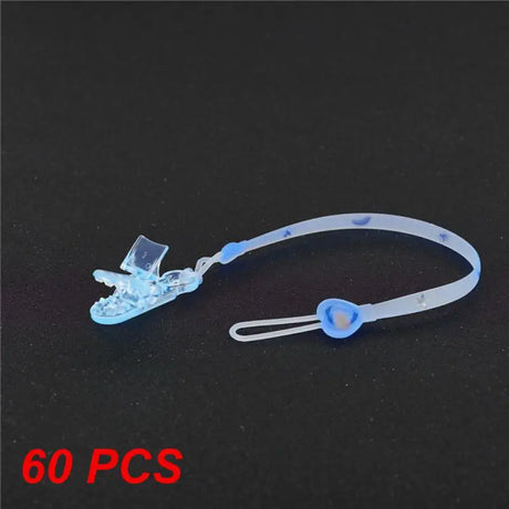 2~60PCS Pacifier Chain Pacifier Clip Silicone Molar Chain Anti-drop Chain Cute Baby Pacifier Clip Nipple Anti-falling Chain