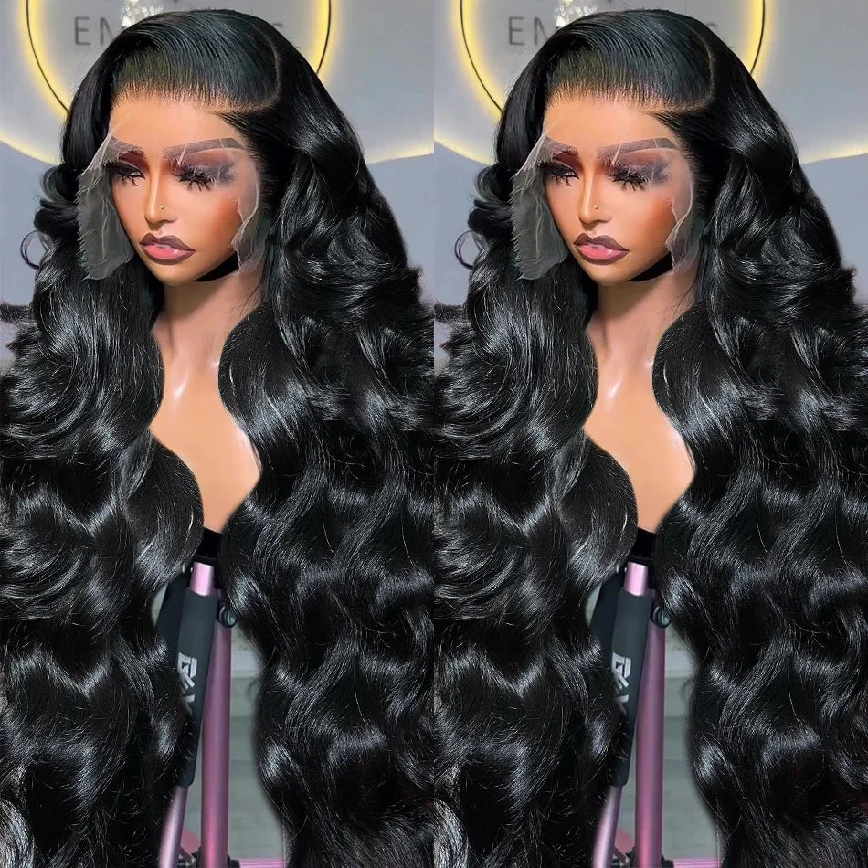 Luvin 250% Body Wave 13x6 HD Lace Front Human Hair Wigs 30 Inches Transparent 5x5 Glueless Ready To Wear 13x4 Lace Frontal Wig