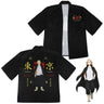 Anime Dragons Tokyo Revenge Japanese Kimonos Haori Tokyo Avengers Cosplay The Avengers of Tokyo Kimono Cloak Draken Manji Gang