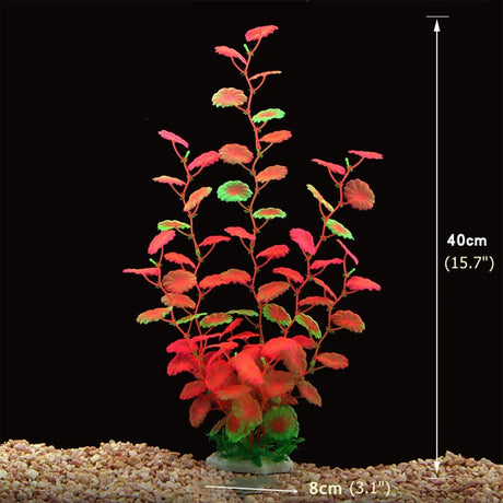 24-52cm Large Aquarium Plants Plastic Grass Fish Tank Decor Artificial Fake Water Plant Ornaments Aquarium Accessories