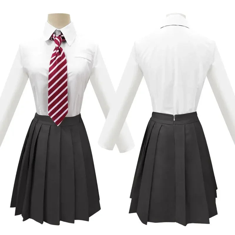 Costume Japanese JK Skirt Dressup Carnival CALL OF THE NIGHT Asai Akira Halloween Cosplay Anime Games Novelty