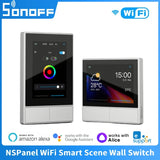 SONOFF NSPanel EU US Smart Scene Wall Switch Wifi Smart Thermostat Display Switch All-in-One Control For Alexa Google Home