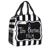 Beetlejuice Sandworm Insulated Lunch Bag for Women Portable Tim Burton Horror Movie Cooler Thermal Lunch Box Work Picnic Bags