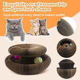 Cat Toy Magic Organ Cat Scratch Board With Bell Interactive Kitten Toy For Cats Grinding Claw Climbing Frame Cat Accessories