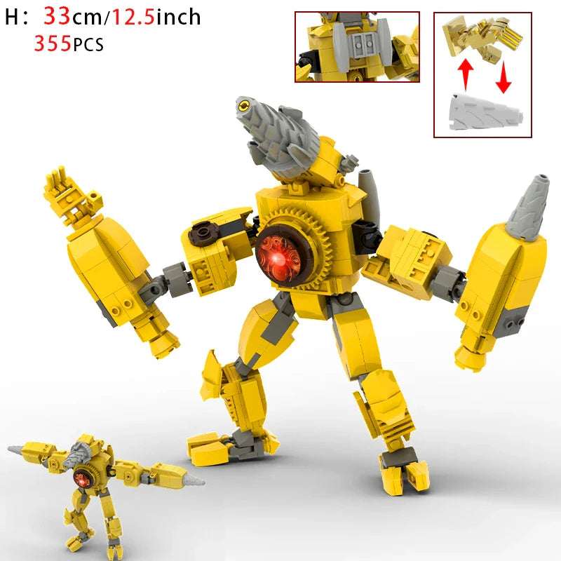 Moc Skibidi Toilet Builing Blocks Titan Clock Man 2.0 Camerman Speakerman TVMan Bricks DIY Moddel Toys For Kids Gift Easter Toys