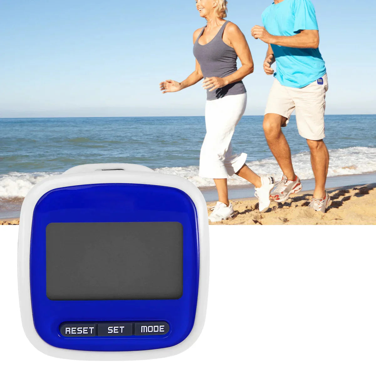 1PC Digital Pedometer Portable Step Counter Walking Distance Counter Pocket Pedometer for Health Wakeout