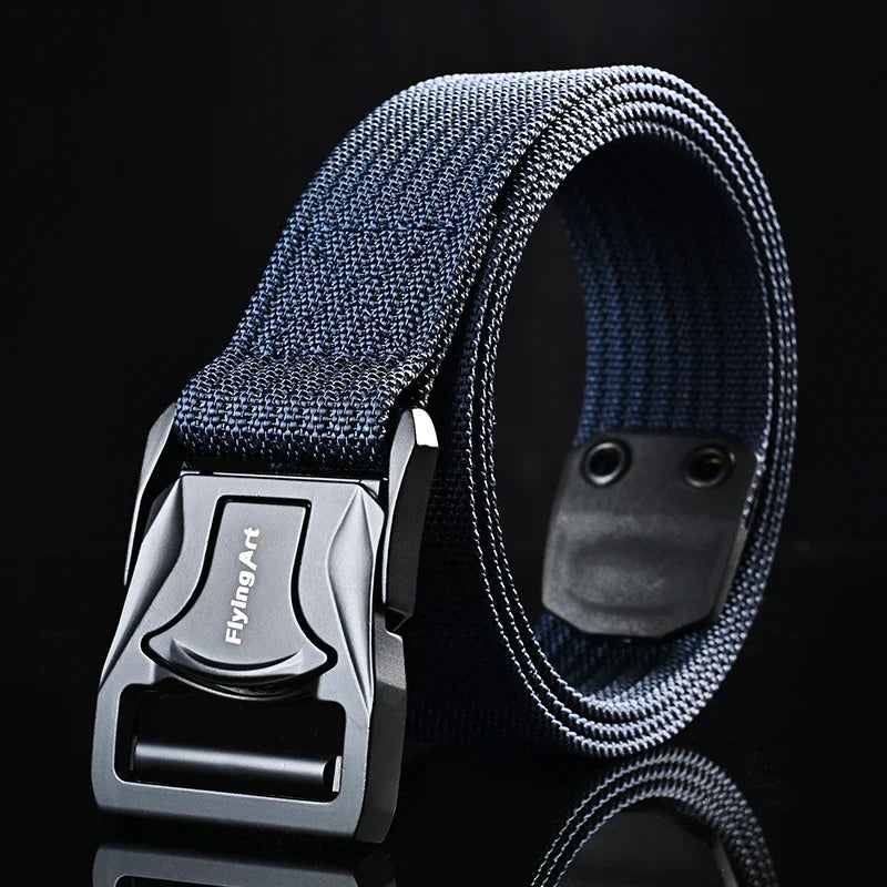 Men's Belt Army Style Combat Belts Quick Release Military Outdoor Training Hunting Hiking Casual Waistband Nylon Tactical Belt