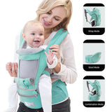 Ergonomic Baby Carrier Infant Kid Baby Hipseat Sling Front Facing Kangaroo Baby Wrap Carrier for Baby Travel 0-36 Months