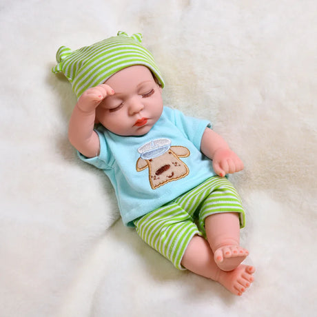 30cm Reborn Dolls Baby Reborn Toys Doll Waterproof Vinyl Bebe Doll Cute Mini Reborn Baby Doll For Girls Birthday Gift