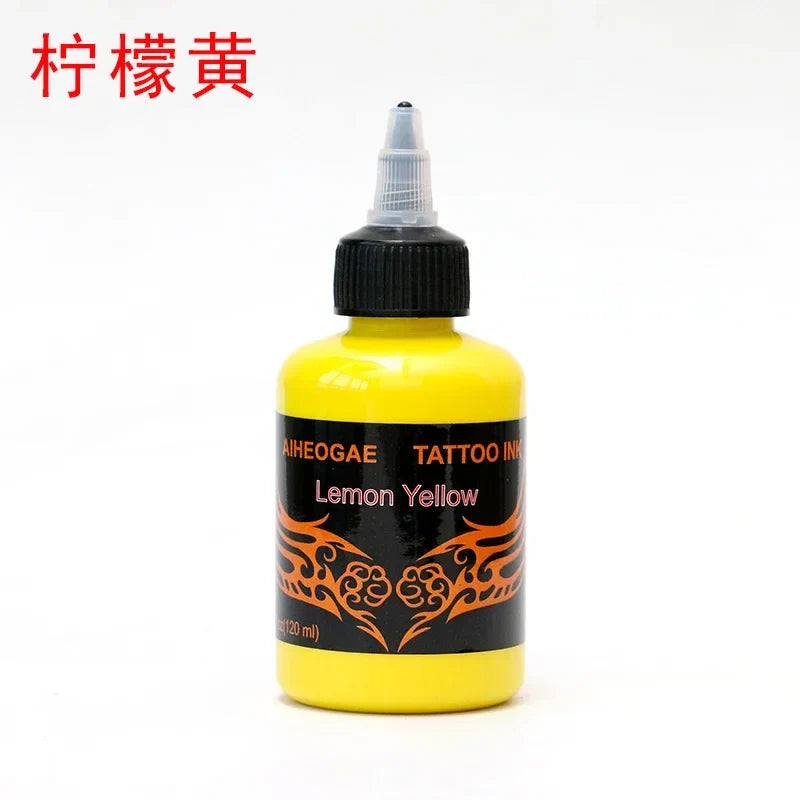 120ml Professional Tattoo Pigment for Body Art Natural Plant Micropigmentation Pigment Permanent Tattoo Ink