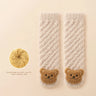 Newborn Baby Socks Cute Bear Socks Infant Kid Cotton Toddlers Leg Warmers Knee Soft Velvet Long Baby Socks for Girls Boy