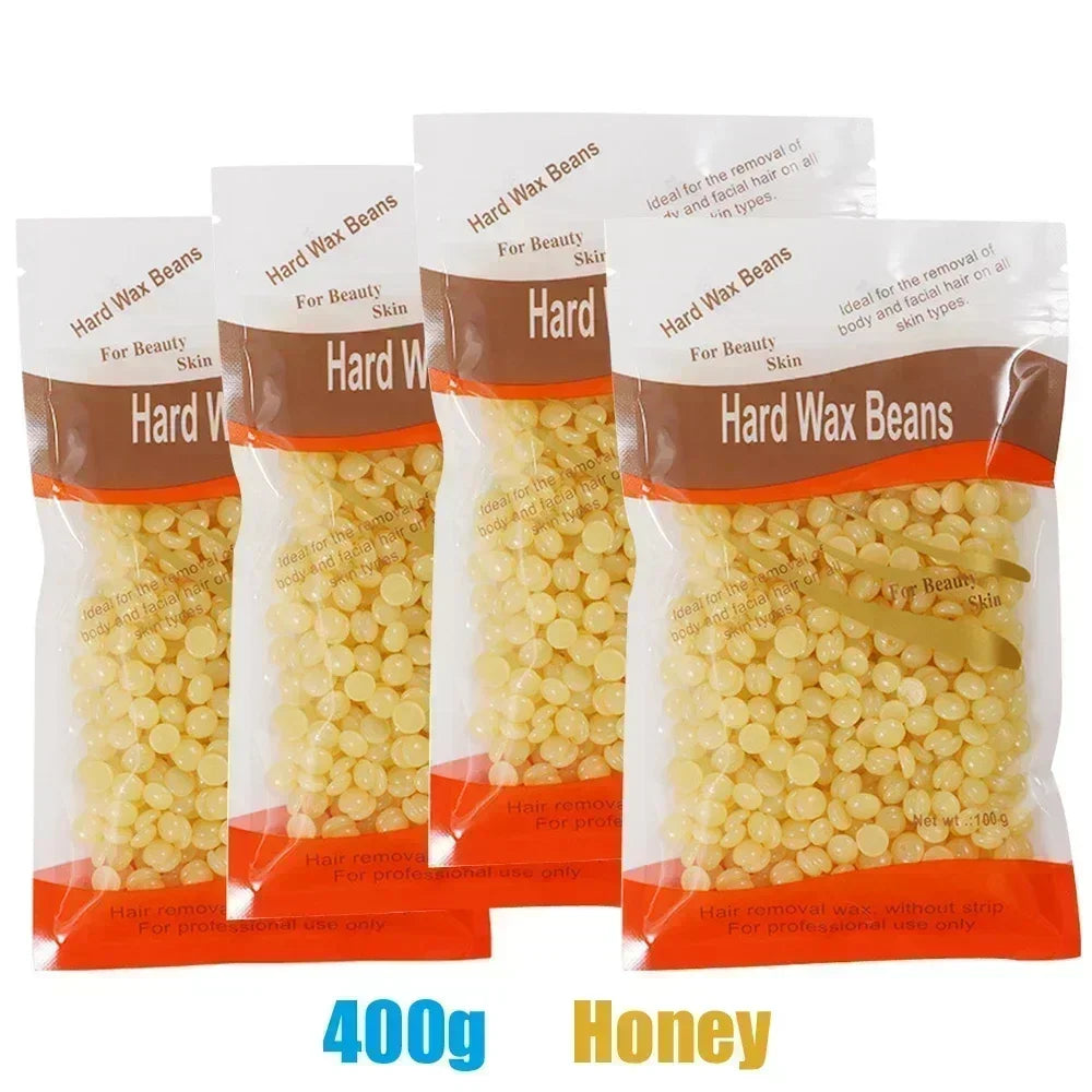 Hard Waxing Wax Beans for Hair Removal Hot Film Depilatory Wax Beads for Wax Heater Machine Whole Body Hair Remove