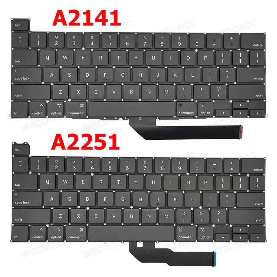 New English US Replacement Keyboard For Macbook Air Pro A2141 A2159 A2179 A2337 A2251 A2289 A2338 A2442 A2485