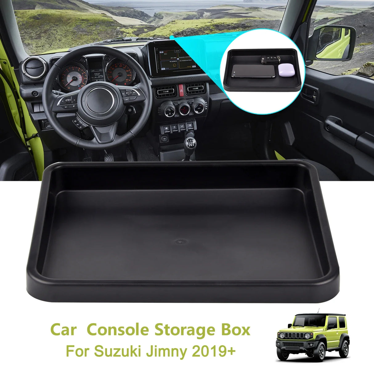 Stowing Tidying For Suzuki Jimny Car Dashboard Console Storage Box Organizer Interior Accessories For Suzuki Jimny 2019+