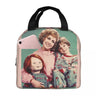 He Wants You For A Best Friend Chucky Lunch Bags Horror Portable Insulated Cooler Child's Play Thermal Picnic Work Lunch Box