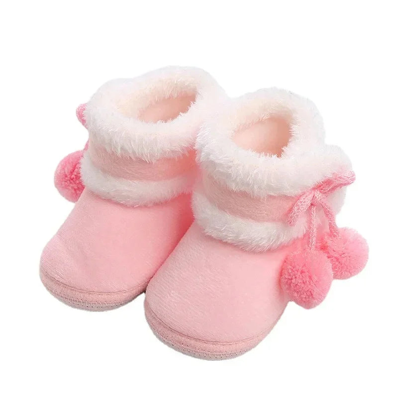 NEW Newborn Baby Socks Shoes Boy Girl Toddler First Walkers Booties Cotton Soft Anti-slip Warm Infant Crib Shoes