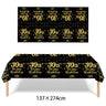 30th 40th Birthday Black Gold Men Women Party Supplies Plates Decoration Disposable Paper Tableware Cups Napkins Vintage Party
