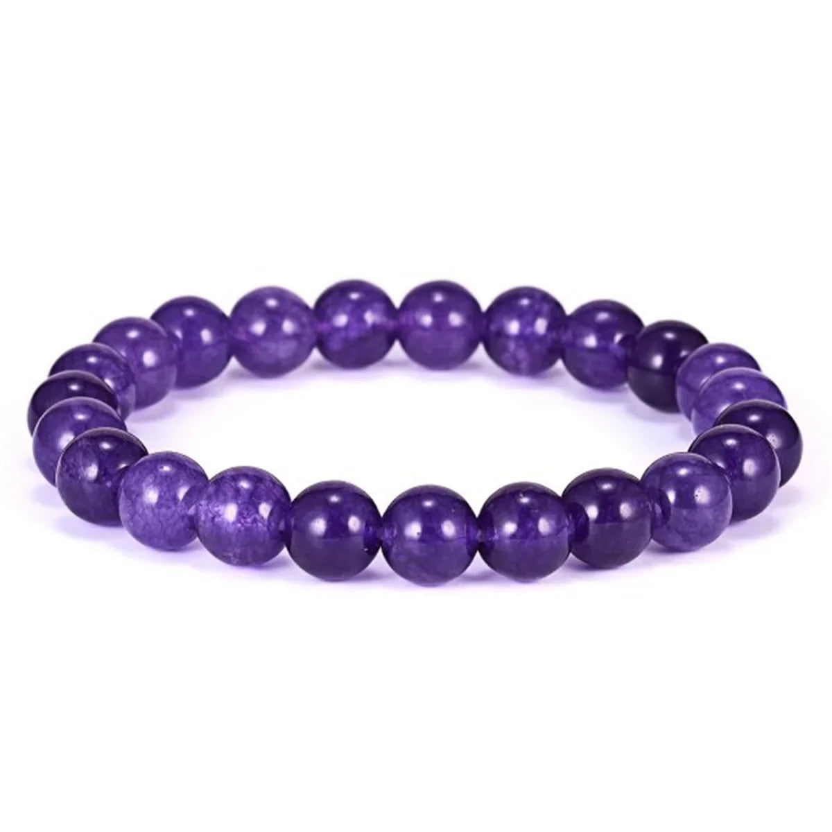 8mm Natural Stone Bracelet Multicolor Quartzs Amethysts Hematite Tiger Eye Beads Bracelets For Women Men Jewelry Pulsera Hombre