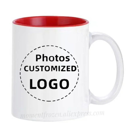 Customized Photos/Logo Printed DIY Coffee Mugs Personalized Tea Cups Drink Beer Milk Tableware Beer Drinkware Coffeeware Teaware