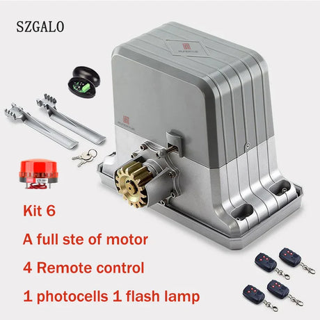 Full KIT Set 1000kg to 1800kg Electric Sliding Gate Motors/Automatic Gate Opener/Rolling Gate Operators WiFi Traction Engine