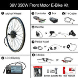 36V 48V 500W Ebike Conversion Kit 15/20/24AH Hailong Battery Front Rear Wheel Hub Motor 20 26 27.5 29 inch 700C Electric Bicycle