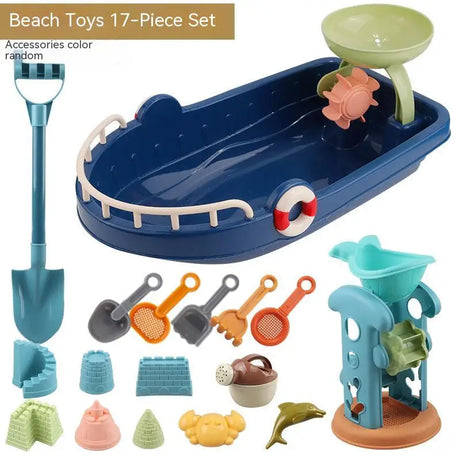 Beach Toys Sandbox Silicone Bucket And Sand Toys Sandpit Outdoor Summer Toy Water Game Play Cart Scoop Child Shovel For Kids